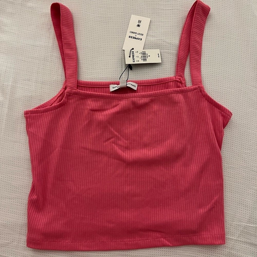 Express ribbed tank top
